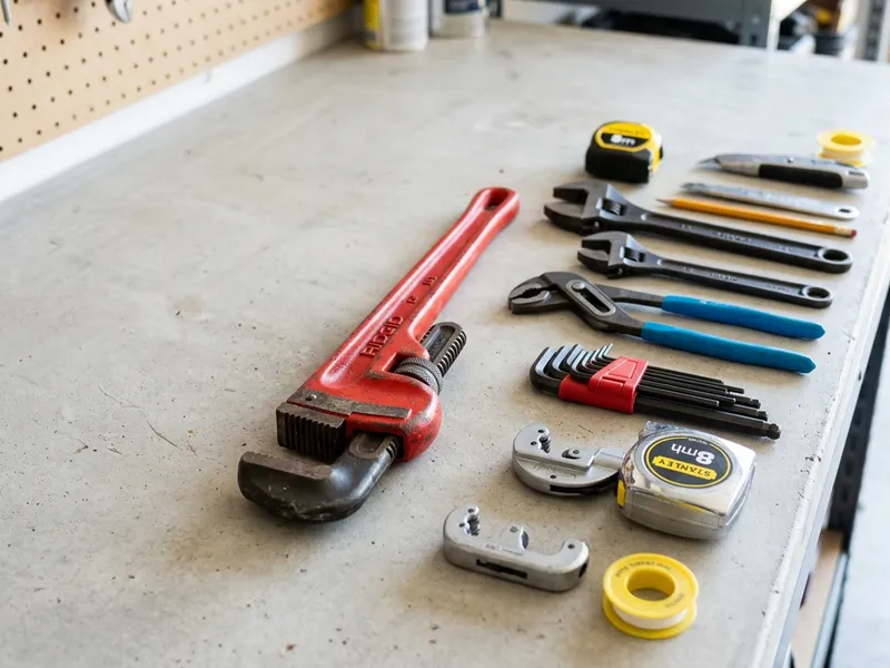 Professional plumbers in Hillsboro, IA equipped with top-tier tools for residential and commercial plumbing services.